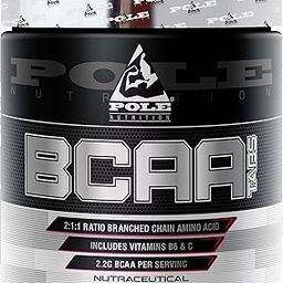 Pole Nutrition BCAA TABS Branched Chain Essential Amino Acids For Muscles Recovery and Performance Includes vitamins B6 and C 200 tablets-3