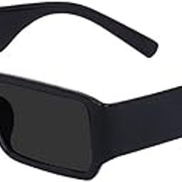 Mc Stan Rectangle Retro Vintage Narrow Unisex Polarized Sunglasses Small Narrow Square Sun Glasses-28