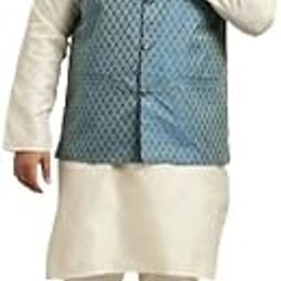 Men Kurta Pyjama With Nehru Jacket-picture-48
