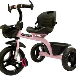 Maanit | Tricycle for Kids with Front and Back Basket for Boys and Girls for Age 1 to 5 yrs MN-S5001 (Pink)-image-10