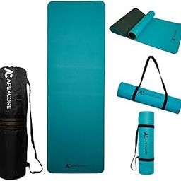 Apexcore Alignment Yoga Mat with Cover Bag and Carry Strap for Women & Men – TPE Material, Extra Thick (6mm) Anti-Slip Exercise Mat for Yoga, Workout & Fitness (Green)-image-4