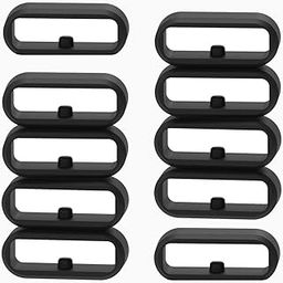 FitTurn Band Keeper Compatible with Garmin Venu Sq/Vivoactive 3 Music/Vivomove/Vivomove HR Bands Fastener Ring Replacement Silicon Fastener Ring Connect Security Loop Band Accessory 11 Pack-picture-15