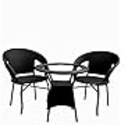 GOOD RANGE FURNITURE D-12 Patio|Indoor| Outdoor| Balcony | Living Room | Garden | Chair Table Set 2+1 Furniture Set Coffee Chair Set-image-89