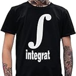 Classy Creation Integrat -Clothes for Mathematics Lover Black Round Neck Cotton Half Sleeved T-Shirt with Printed Graphics-picture-18