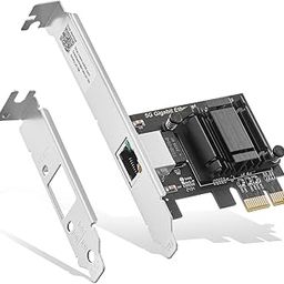 Binardat 5G PCIe Network Adapter, RTL8126 5G/2.5G/1G/100Mbps Ethernet Card RJ45 LAN Controller with Low Profile, Support PXE for Windows 11/10, Linux-29