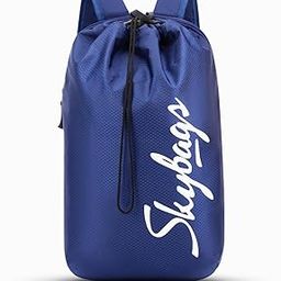String 15L Casual Daypack Backpack with Drawstring Compartment - Navy-image-13