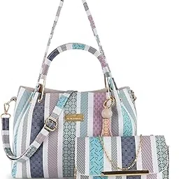 women marks Stripe Pattern Sling/Handbag with Pretty Look for women/girls-picture-4