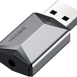 Hagibis USB External Sound Card Adapter Alloy 2 in 1 USB to 3.5mm AUX TRRS Headphone and Microphone Jack Audio Adapter Mic Stereo Sound Card for Windows, Mac, PC, Laptops, Desktops, PS4, PS5 (Grey)-28