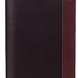Genuine Leather Passport Holder for Men & Women | Cheque Book Holder | Suitable for Credit Debit Card and Boarding Pass | 1 Transparent ID Window with Coin Pocket | Flap Closure - Brown-image-50