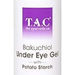 TAC Bakuchiol Under Eye Gel Cream - Dark Circles Removal, Retinol Formula with Potato Starch - Wrinkle Lift, Anti-Ageing Solution for Men & Women, For Dry & Puffy Eyes - 25-7