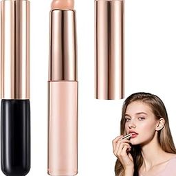 CoolShef 2pcs Silicone Lip Applicator Brush | Reusable Fingertip Lipstick Applicator with Soft Silicone Tip & Dustproof Cap for Lip Gloss, Balm, Mask & Concealer – Pink & Black-image-67