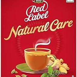 Brooke Bond Red Label Natural Care Tea, with 5 Ayurvedic Ingredients, black tea, 250 gram, ginger-image-115