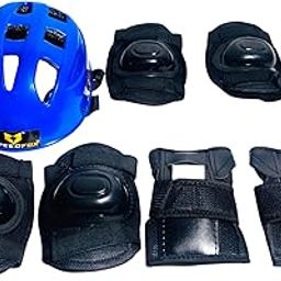 SPEEDFOX Kids Multi-Sport Safety Helmet Set with Protective Gear | Adjustable Size for Skating, Cycling, Skateboarding | Protective Gear for Boys & Girls (Blue)-image-34