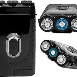 Tacshaver 3D Electric Razor for Men - Rechargeable Electric Shaver w/Pop-up Trimmer for Sideburns, Mustache & Beard - Waterproof & Compact Face Shaver for Men - Cordless Shaver As Seen On TV (Deluxe)-image-5