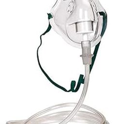 OTICA Unisex Pvc Alpha Pediatric Oxygen Mask Fits On Every Humidifier Bottles-Pediatric (Pack Of 1),Transparent-16