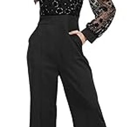 Black Flocking Jumpsuit-image-56