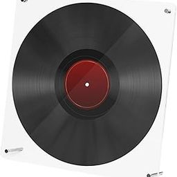 Acrylic Record Display Frame Clear Vinyl Record Frame Record Album Frame for 11.81" Diameter Record, Showing & Displaying Record Collection on Desktop-picture-25