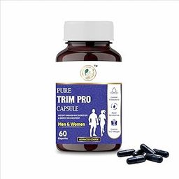 Pure Herbal Ayurveda TRIM PRO Capsules | Weight Management & Fat Burner Supplement | Boosts Metabolism, Controls Cholesterol & Supports Digestion | Slimming Capsules for Men & Women | 60 Capsules-99