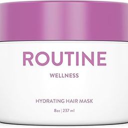 Routine Wellness Deep Conditioning Hair Mask for Dry Damaged Hair - Hydrating, Moisturizing Repair Treatment - Promotes Fullness - Rose Hips 8oz-image-86