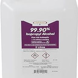 SOFSKIN Iso Propyl Alcohol 99.9% - 5 Litres. Pure, Rubbing Alcohol, Cleaning Electronics e.g. Laptop, Mobile etc. Removes oil/grease stains. Quick drying. Also Antiseptic First Aid, Disinfectant,-image-43