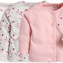baby go Full Sleeve Set of 3 TEES Combo for Baby Girls(6-9M,Peach)-picture-9