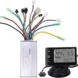 Electric Bike Brushless Controller Kit, 36/48V 500/750W Electric Bike Scooter Brushless Controller Kit with LCD 866 Display Meter 22A9 Tube Fits for 22.2mm / 0.9in Handlebars-image-54