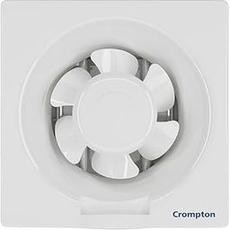 Crompton Brisk Air Plus 6 inch Kitchen/Bathroom/Office Exhaust (Ventilation) Fan | Automatic Dust Protection Shutters | 275 CMH Powerful Air Suction | Rust Proof Durable Body | 2 Year Warranty | White-image-59