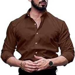 Men's Solid Linen Cotton Shirt_Casual_Plain_Full Sleeve_Summer-Regular Fit_Men Stylish Shirt_Old-Full-Linen-picture-7