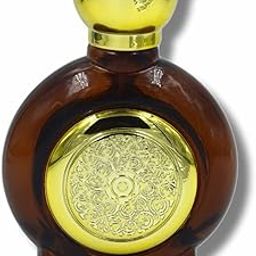 Hunky Dory 50ml Luxury Asian Style Golden Desgin Glossy Empty Refillable Reusable Perfume Bottle With Asian Desgin Shape Cap and Easy Pump For Perfume, Essential oil, Beauty use.(Color May Vary)-0