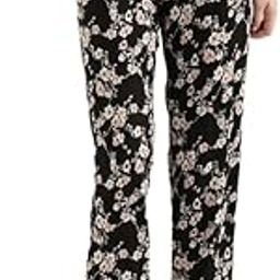 Viscose Lounge Pants Full Length for Women | Breathable, Mid Rise, Black-image-68