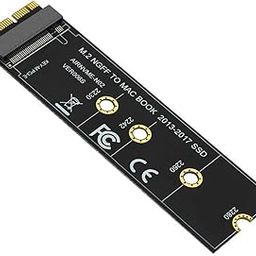 M.2 NVME SSD Convert USB Type c Auxiliary Adapter Card for Upgrade MacBook Air (2013-2017) by Newgadgets-23