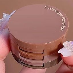 3 Color eyebrow Powder Palette, Waterproof Powder Eyebrow Makeup, Brow Definer Powder Eyebrow Filler to Shape Perfect Brow-image-34