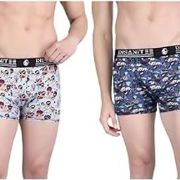 Men's Nylon Stretch Printed Trunk | Ultra-Soft, Breathable Innerwear for Men | Stylish & Supportive Fit-image-32
