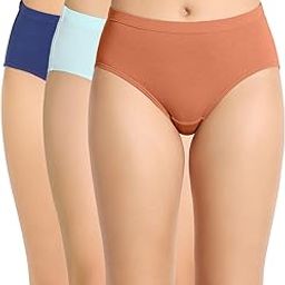 Medium Rise Full Coverage Hipster Panty (Pack of 3), Multicolor-picture-0