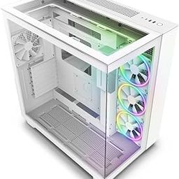 NZXT H9 Elite Premium Dual-Chamber ATX Mid- Towr Computer Case/Gaming Cabinet - White | Support - ATX, Micro-ATX, Mini-ITX | Pre-Installed 4 X 120mm Fans - CM-H91EW-01-picture-36