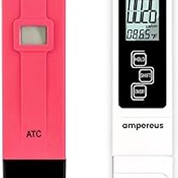 AMPEREUS® Digital EC, TDS & pH Meter | Water Quality Tester for Home, RO, Aquarium & Hydroponics | Accurate Purity, pH & TDS Measurement for Reliable Water Testing-0
