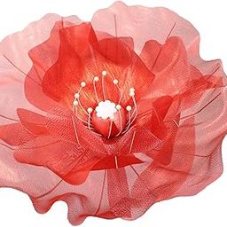 BNF®Silk Artificial Flower Head for Baby Bridal Shower DIY Crafts Indoor Outdoor Red|Home & Garden | Home Decor| Floral Decor-24