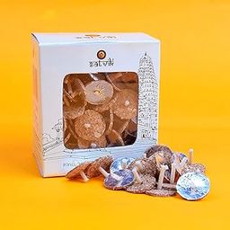 SATVIK 100 Pieces 20 mm Round Floating Wicks for Oil Cups with Cork Disc Holders, Cork Wicks Essential Oil Wicks-image-19