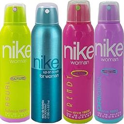 Nike Female Deodorant Spray, 200Ml Pack Of 4 (Casual, Up Or Down, Trendy And Original)-image-11