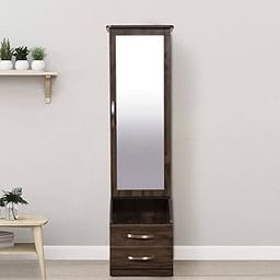 CASPIAN Furniture Engineered Wooden Rainforest Brown Colour Dressing Table with Mirror for Bedroom || Makeup Table || Dressing Table || Bedroom Organizer-10
