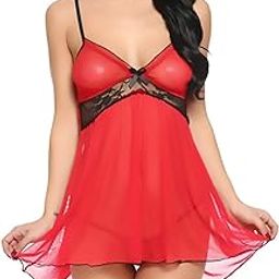 Women's Polyamide Spandex Floral Above knee Baby Doll-image-42