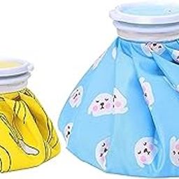 HEKIBE Pack of 2-6 & 9 inch Ice Bag Hot Bag For Pain Relief, Hot & Cold Packs (Multi-Colored)-image-7