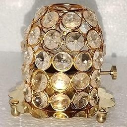 Akhand Joyti Diya with Adjustable Bati | Stay Lit for 48 Hours, Wick Included, Authentic Borosilicate Glass | Lifting Screw Wick Holder Akhand Joyti Diya-image-21