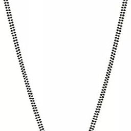 COLOUR OUR DREAMS 22 K Gold Plated Double Line Black Pearl Mangalsutra Chain 24Inch Without Pendant For Women Brass Mangalsutra-88