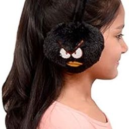 � Angry Bird Style Black Color Winter Fur Earmuffs for Girls Women Plush Faux Rabbit Fur Warm Winter Ear Muffs 1 Pcs-image-64