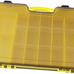MERISHOPP® Fishing Tackle Box Thicken Lure Box Fishing Supplies with Removable Dividers Yellow|Sporting Goods | Fishing | Fishing Equipment | Tackle Boxes & Bags-image-41