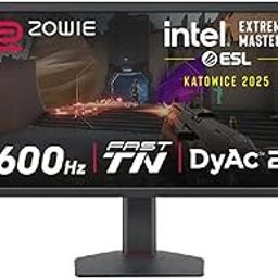 BenQ Zowie XL2586X+ | 24.1 | Fast TN 600Hz Gaming Monitor for Esports (FPS) | Motion Clarity DyAc2 | XL Setting to Share | Shiel| Precise Height Adjust| Vivid Color Film| S-Switch (Black)-11