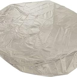 EXCLUZO Hot Tub Cover, 190 Silver Plated Round Hot Tub Cover (Beige)-image-46