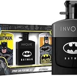 Involve Your Senses Batman Car Perfume Spray with 3 Hanging Cards | DC OFFICIAL MERCHANDISE from Warner Bros | Freshen Up Your Car with Strong Aquatic Notes - WBSPRO1-50ml | Car Freshener-image-19