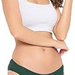 clovia Women's Cotton Pack of 3 Spandex Low Waist Outer Elastic Bikini Panty - Multicolor-picture-22